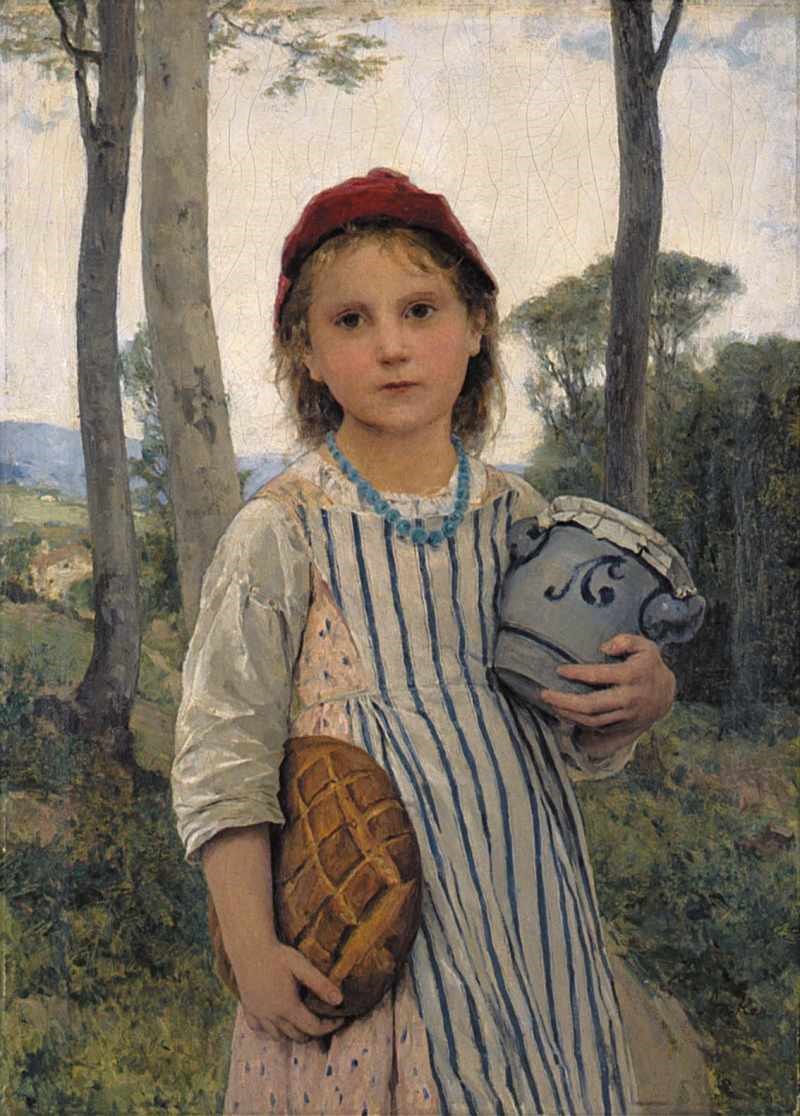 Anker. Caperucita roja - 1883